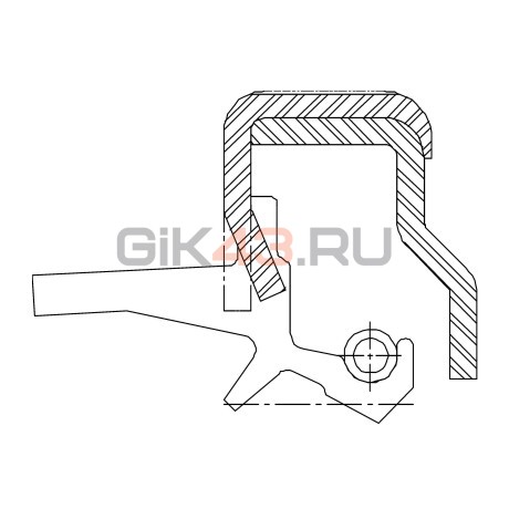 Сальник 62-85-8/17 TA9 NBR
