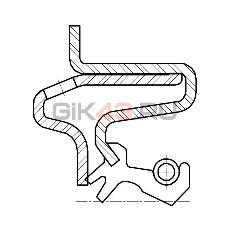 Сальник 35-56-9/12,6 TAJ18W14-H ACM