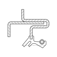 Сальник 46,812-69,799/78,511-10,795/18,009 TAJ22-NS FKM