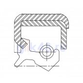 Сальник 95,25-120,65-11,887 TA-H NBR