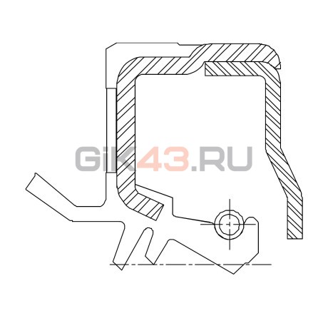Сальник 110-140-12/19 TBC29A1W FKM