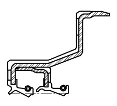 Сальник 85-145-12/37 TBCA1W2 NBR+ACM