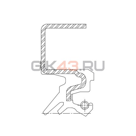 Сальник 39-60/82-11/13 TBCJ21 ACM