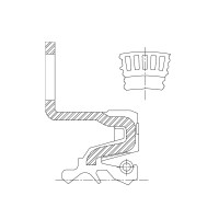 Сальник 39-60/82-11/13 TBCJ2Y NBR