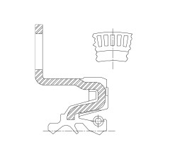 Сальник 39-60/82-11/13 TBCJ2Y NBR