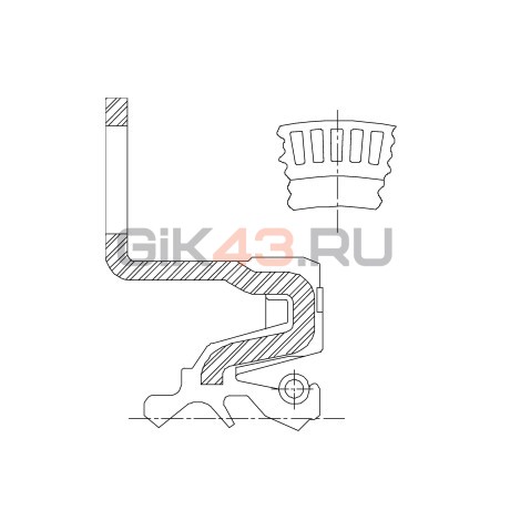 Сальник 39-60/82-11/13 TBCJ2Y NBR