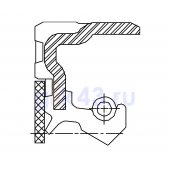 Сальник 75-114-13 TBCK1R ACM