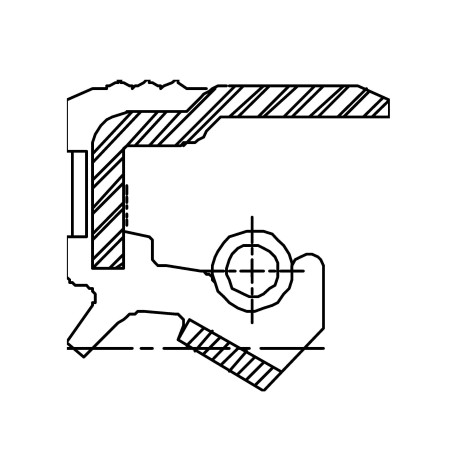 Сальник 55-68-8 TBG-PL FKM