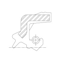 Сальник 47,7-73,08-9,5/12 TBH NBR