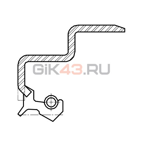 Сальник 160-217-18/26,8 TBJ1 ACM