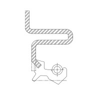 Сальник 34,925-54,178/56,896-10,719/19,456 TBJW6 ACM