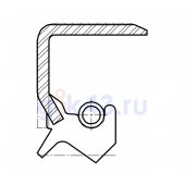 Сальник 7,95-19,02-6,35 TBN FKM (0,313-0,749-0,250)