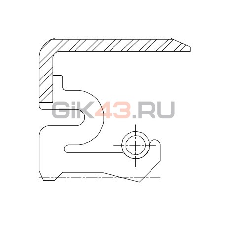 Сальник 35-55-11 TBROW10 NBR