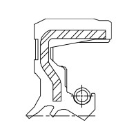 Сальник 28-40-8/5,5 TC2N1 NBR