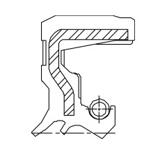 Сальник 28-40-8/5,5 TC2N1 NBR Сальник 28-40-8/5,5 TC2N1 NBR
