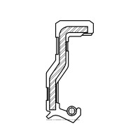 Сальник 42-59-7,7/9 TC38R9 ACM