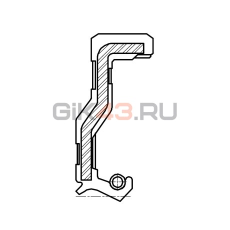 Сальник 42-59-7,7/9 TC38R9 ACM