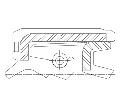 Сальник 95-125-20 TC4AY NBR+TPU