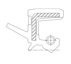 Сальник 75-100-13/20 TC9R ACM