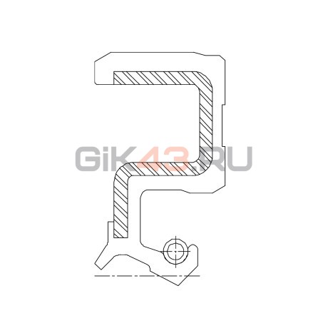 Сальник 24-78-6,5 TCH1W14 HNBR