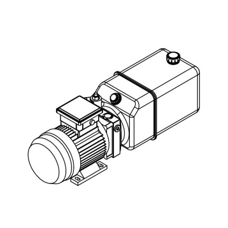 Гидростанция TDDL-00-1015-CT385-0075-001 (2,1см, 14MPa, 8л, 380В, 0,75кВт/1450 об, э/м клап 24В)