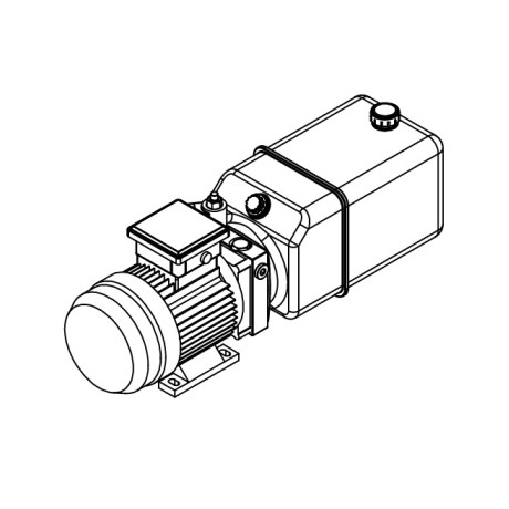 Гидростанция TDDL-00-1015-CT385-0075-002 (1,6см, 18MPa, 8л, 380В, 0,75кВт/1450 об, э/м клап 24В)