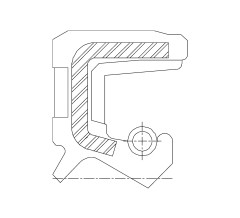Сальник 12,7-22,225-6,35 TEC NBR Сальник 12,7-22,225-6,35 TEC NBR