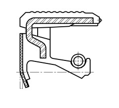 Сальник 29,9-47-11,3 TGR-PL1 ACM