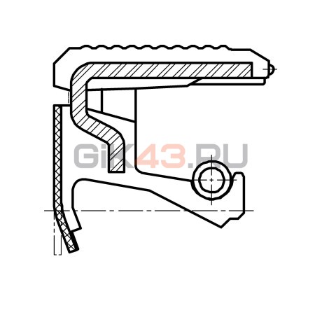 Сальник 29,9-47-11,3 TGR-PL1 ACM