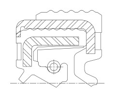 Сальник 47-72-11,5/14 TGA1 NBR