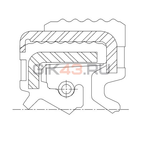 Сальник 47-72-11,5/14 TGA1 NBR