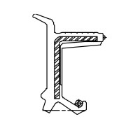 Сальник 45-78/86-10,5/15 TGWA3 NBR