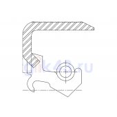 Сальник 139-158-11,5 TX1B NBR