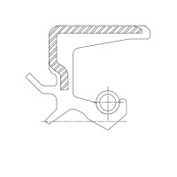 Сальник 42-60-8,5 TZ7R9 VMQ