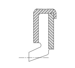 Сальник 120-135-4 VA2 NBR