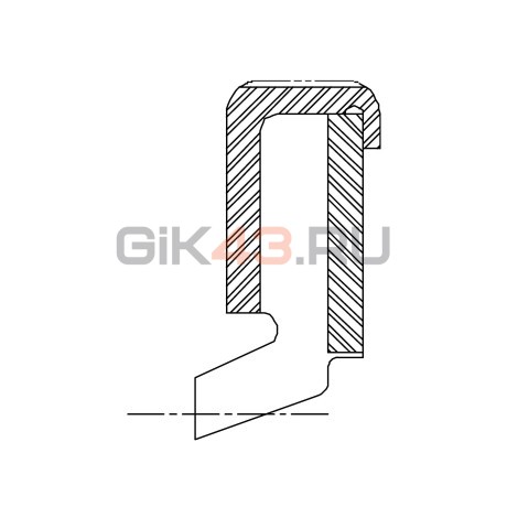 Сальник 120-135-4 VA2 NBR