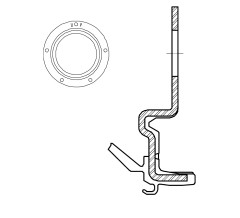 Сальник 108-140/180-17 VBJ92V VMQ