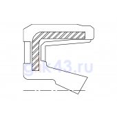 Сальник 14-24-3,5 VCY NBR