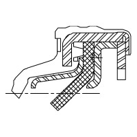 Сальник 14-26-7/11 VGA21 HNBR