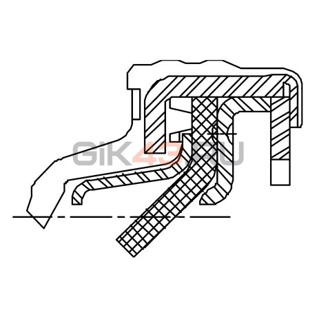 Сальник 14-26-7/11 VGA21 HNBR