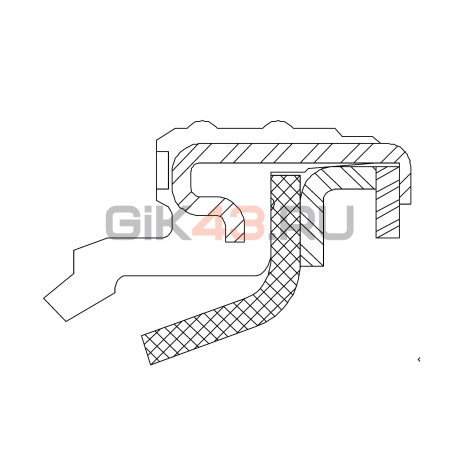 Сальник 14,27-26-7/10,5 VGA3 HNBR