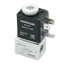 Пневмораспределитель AN321-1C2 2/2-1/8 Н.З.