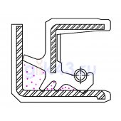 Сальник 40-70-20 AO NBR