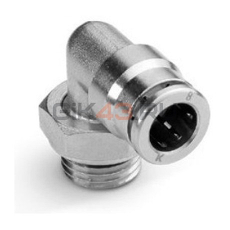 Фитинг угловой R6522 6-M5 Фитинг угловой R6522 6-M5