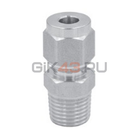 Фитинг прямой X1050 8-R1/2 SS316 Фитинг прямой X1050 8-R1/2 SS316