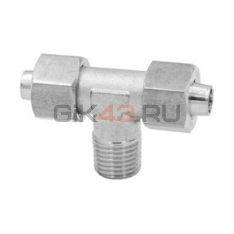 Тройник горизонт X1410 6/4-1/4 SS316