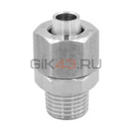 Фитинг прямой X1510 15/12,5-G1/2 SS316