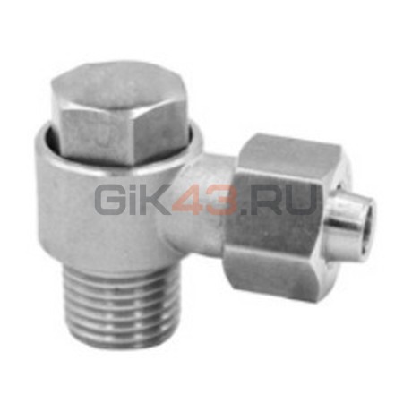 Фитинг поворотный X1525 6/4-M6 SS316 Фитинг поворотный X1525 6/4-M6 SS316