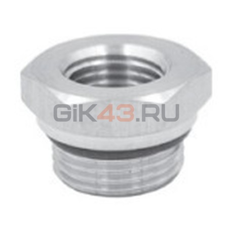 Переходник резьбов X2521 G3/8-G1/8 SS316 Переходник резьбов X2521 G3/8-G1/8 SS316
