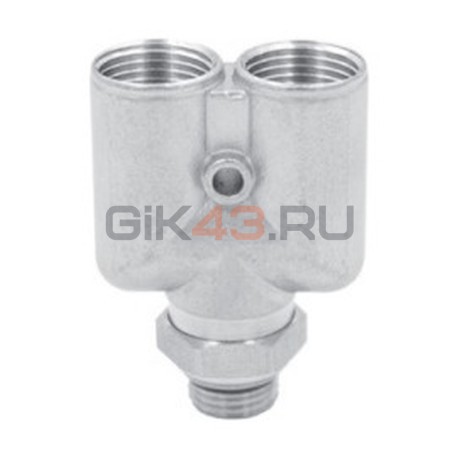 Тройник Y-образный X2540 G3/8-G3/8 SS316